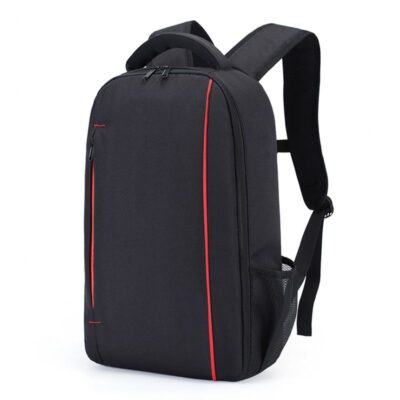 Mochila Fotográfica para Câmaras, Preto e Vermelho